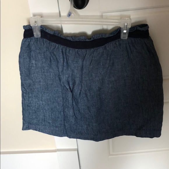 Linen denim skirt - Picture 2 of 4